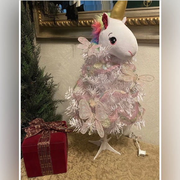 Unbranded Other - Holiday Lighted Unicorn Tree